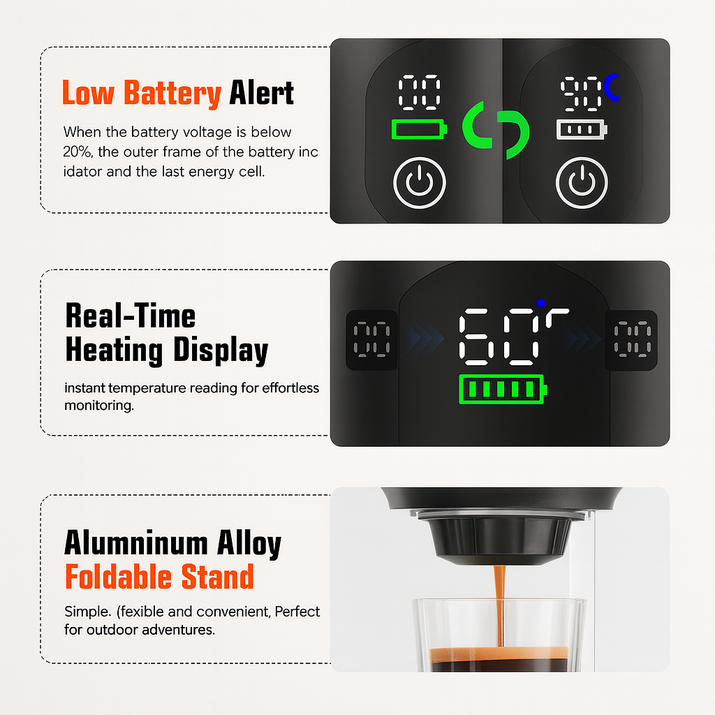 Portable Electric Capsule Coffee Machine